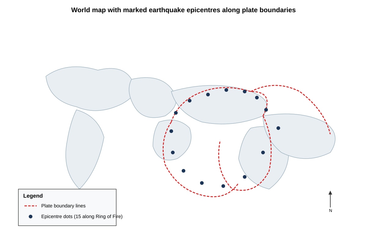 Map for Q14 (OLEVEL Geography)