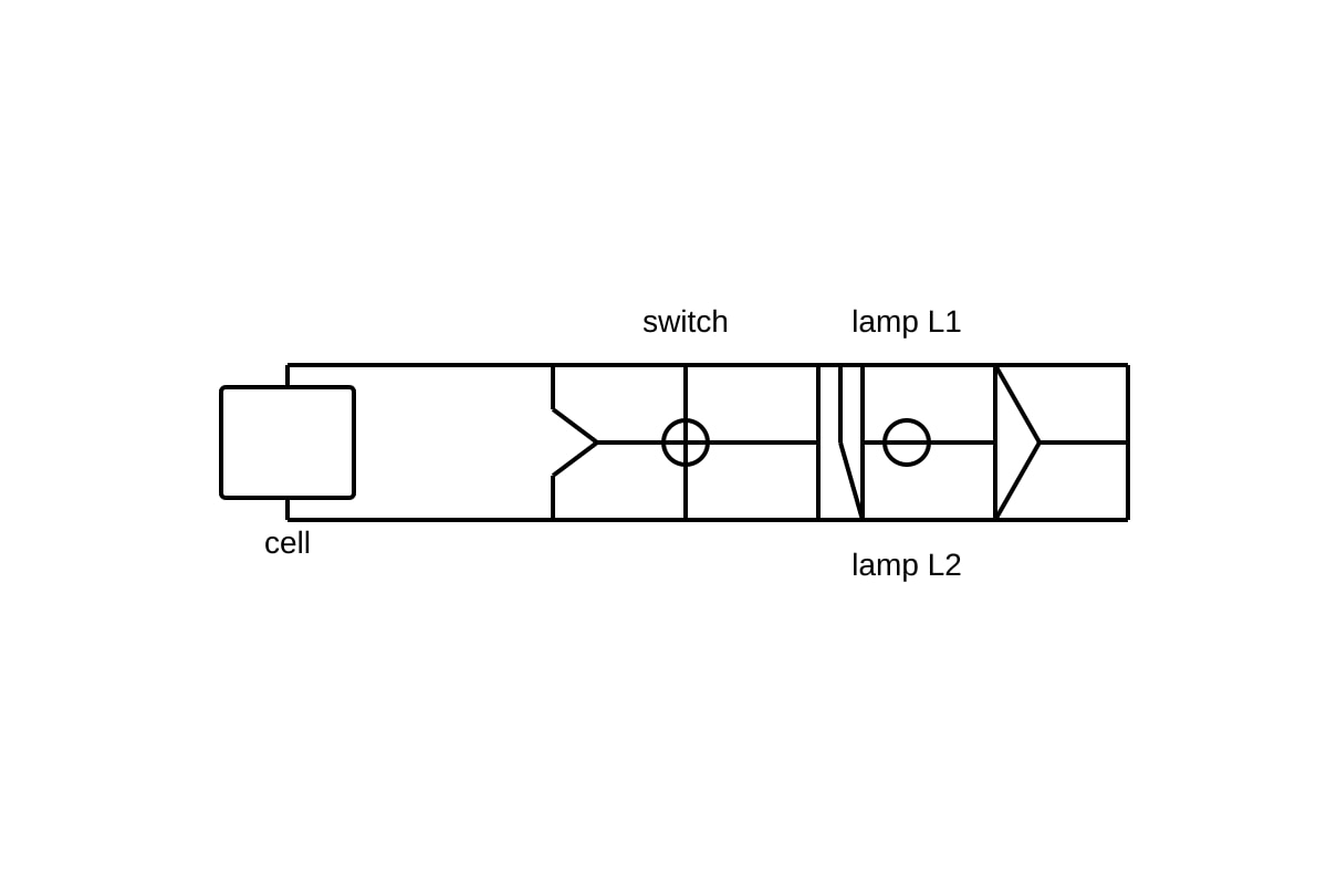 Circuit Diagram for Q12 (SEC2 Science)
