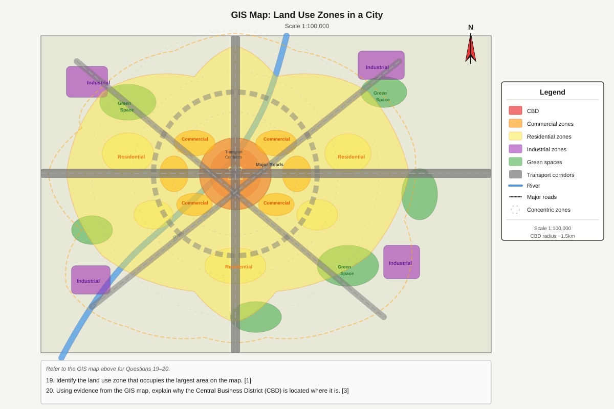 Map for Q19 (SEC2 Geography)