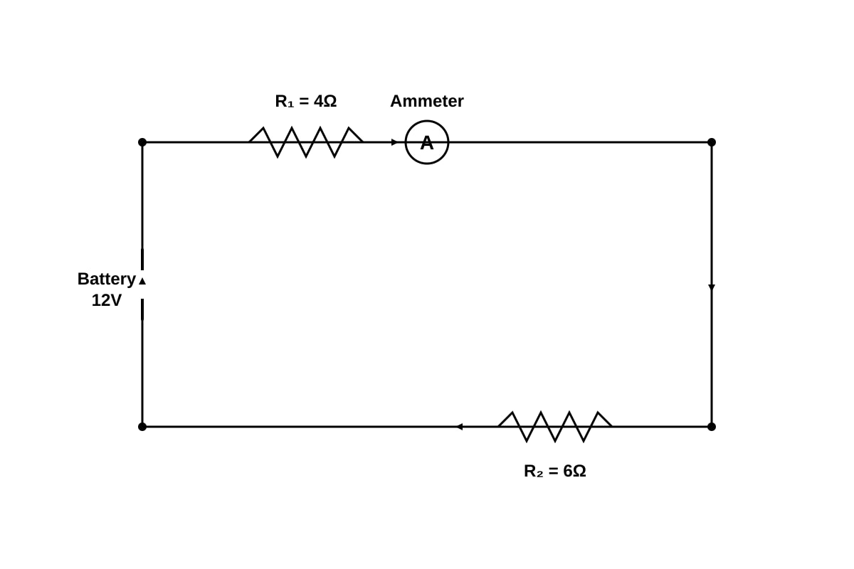 Circuit Diagram for Q2 (SEC3 Combined Science)