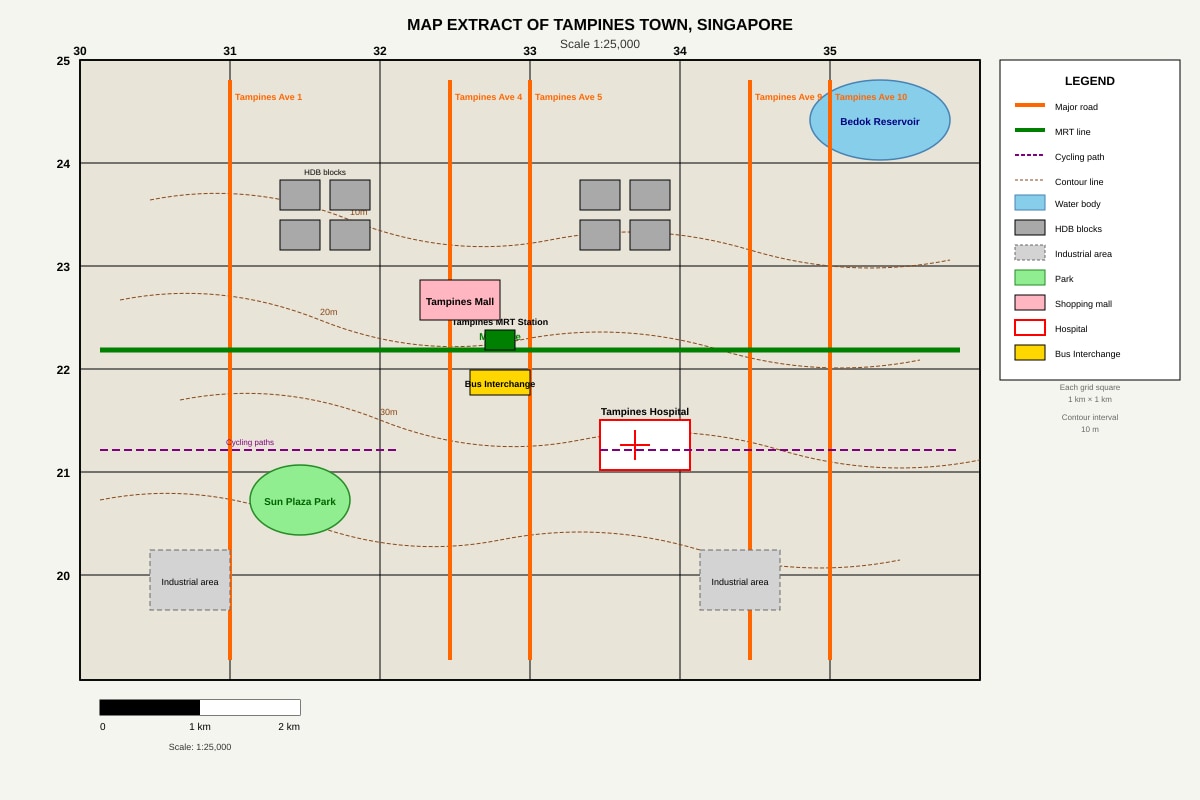 Map for Q1 (SEC2 Geography)