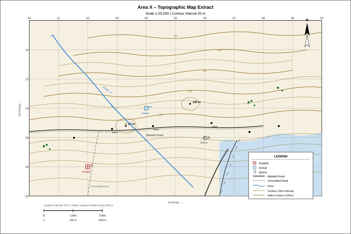 Map for Q1 (SEC2 Geography)