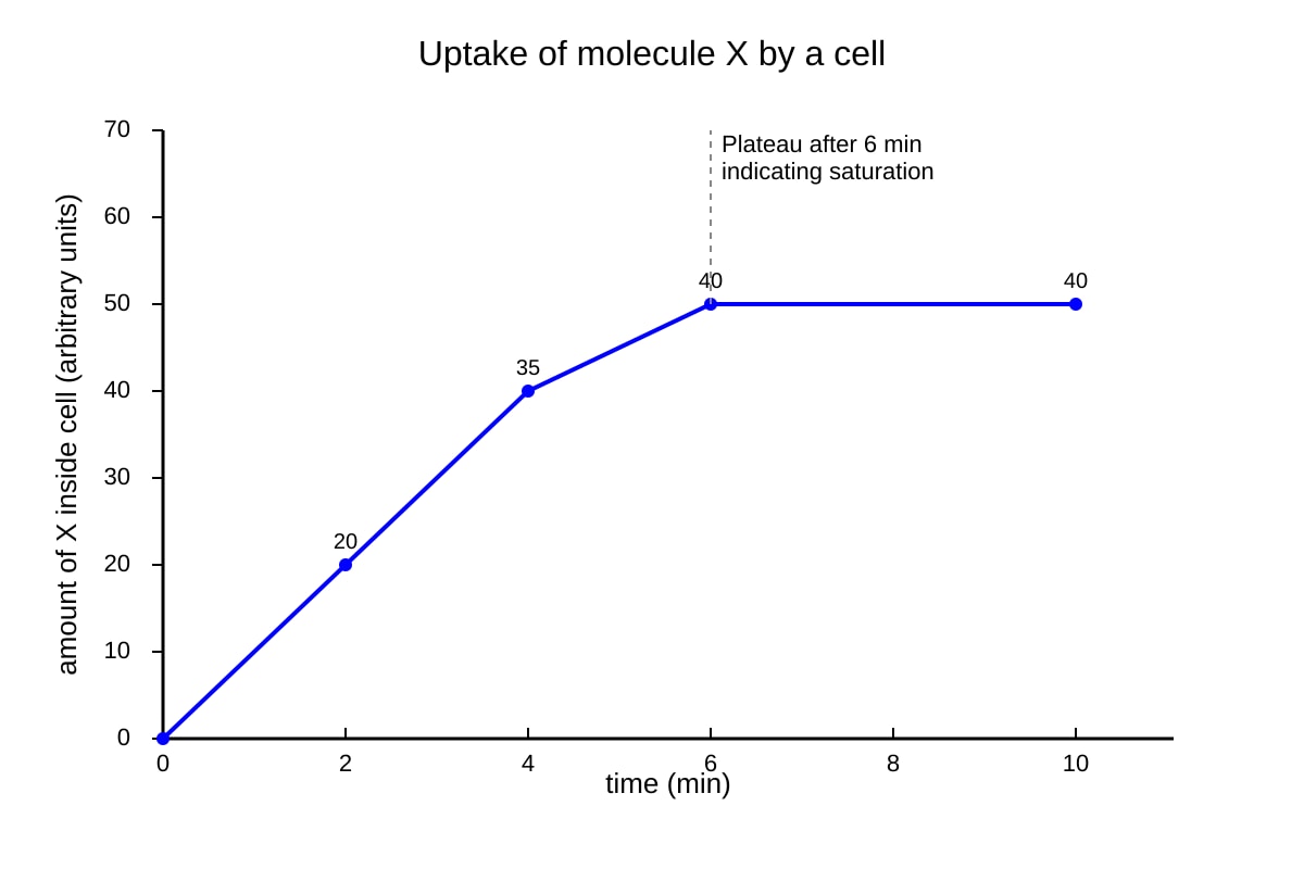Graph for Q10 (ALEVEL Biology H1)