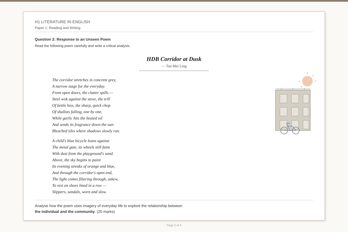 Source Image for Q2 (ALEVEL Literature H1)