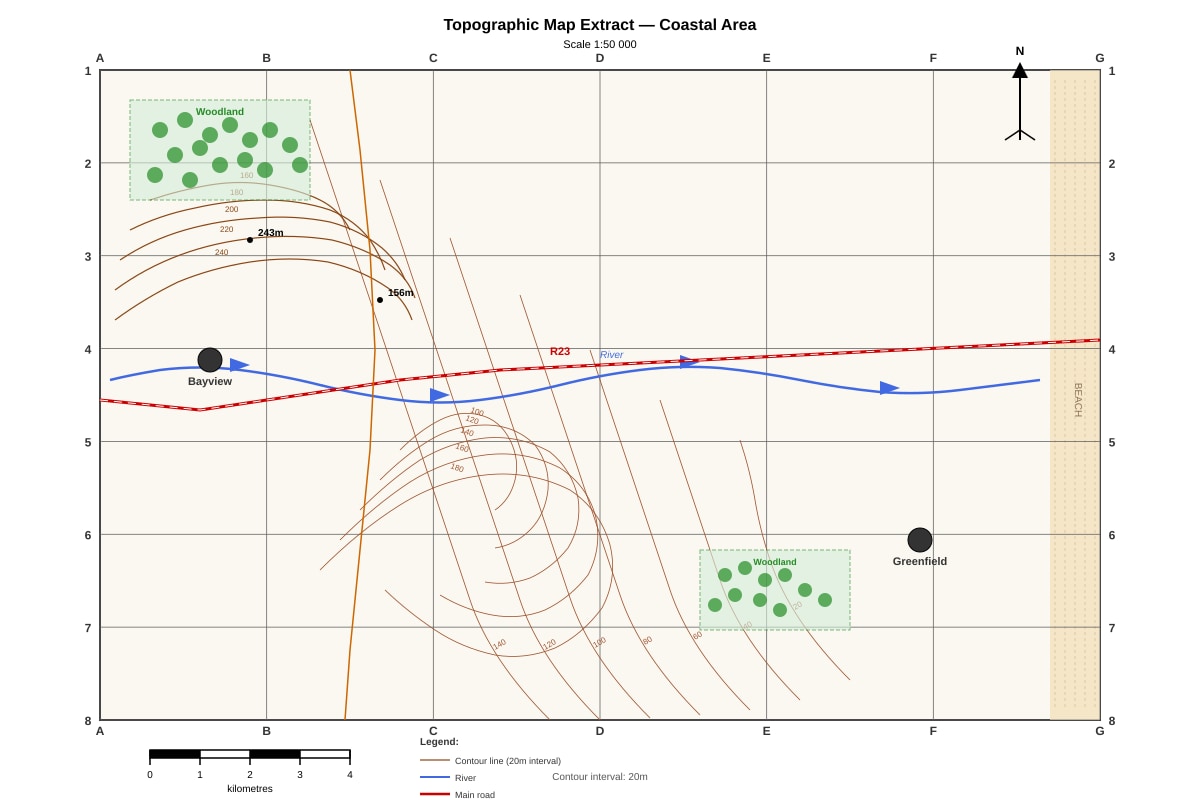 Map for Q1 (SEC3 Geography)