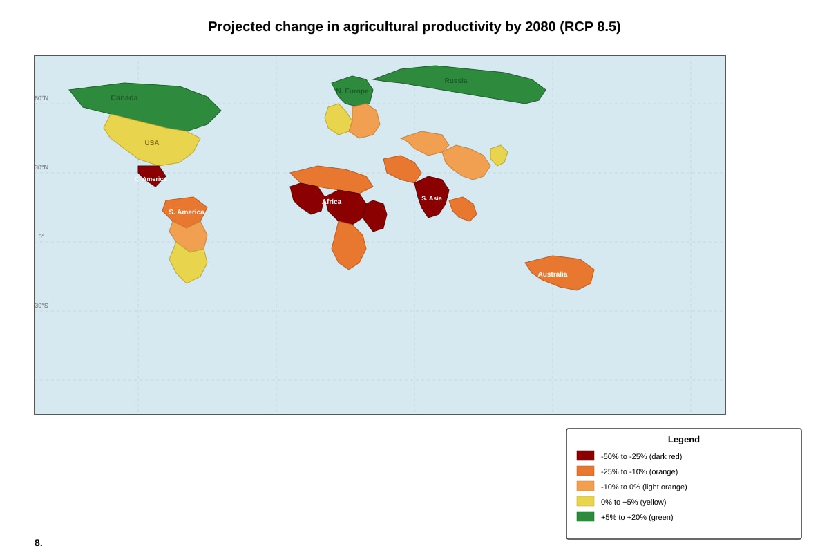 Map for Q8 (ALEVEL Geography H1)