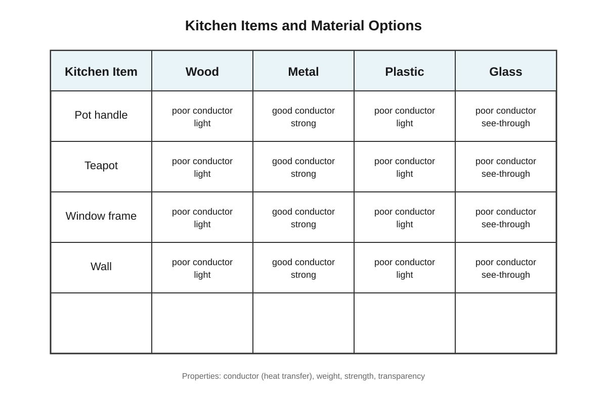 Table for Q17 (P4 Science)