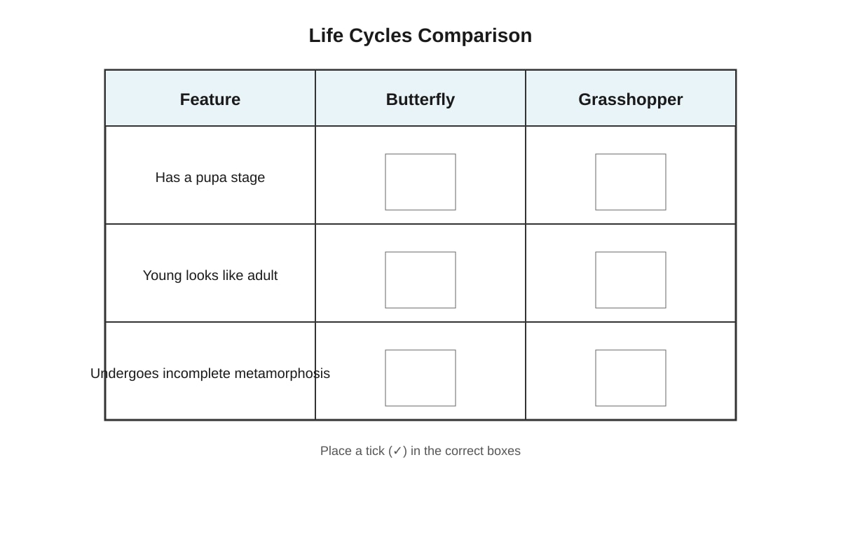 Table for Q15 (P4 Science)