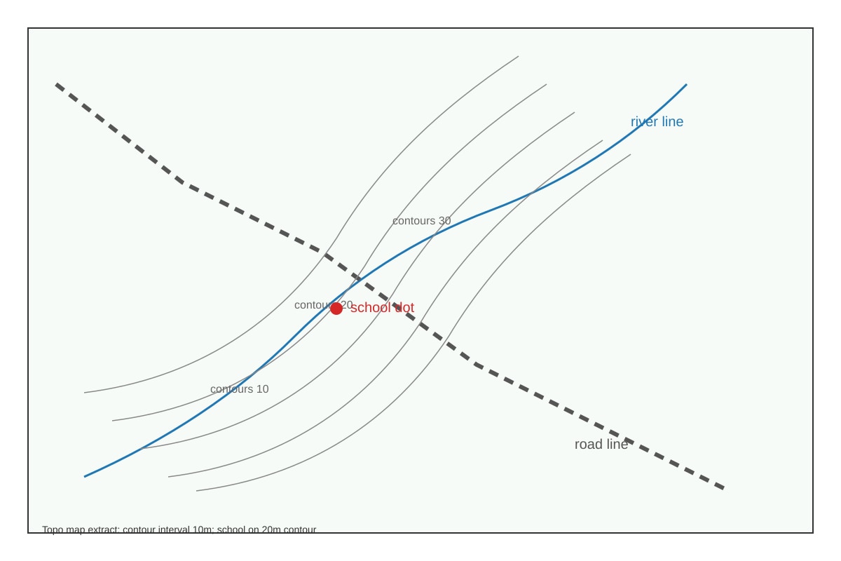 Map for Q18 (OLEVEL Geography)