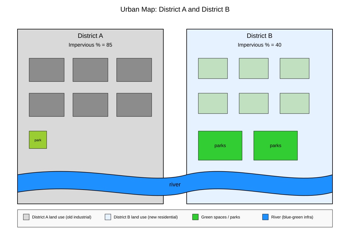 Map for Q6 (ALEVEL Geography H1)