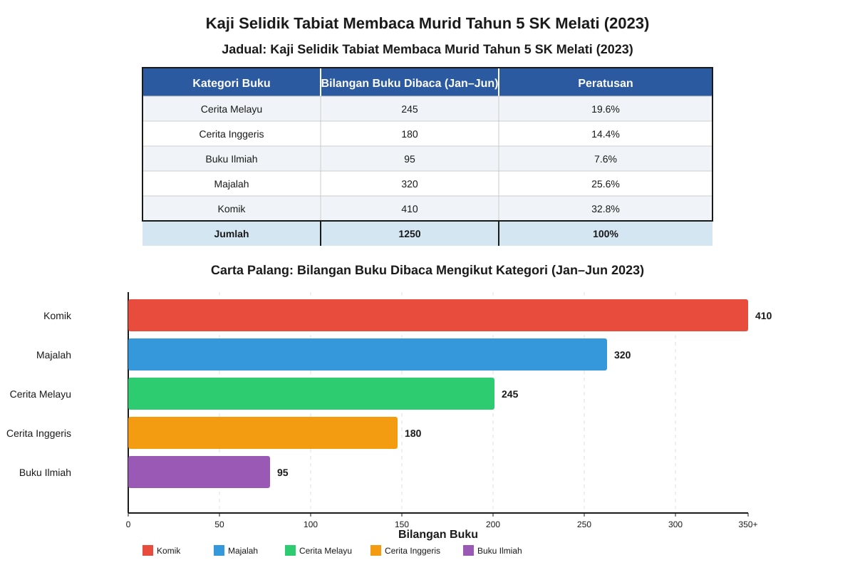 Chart for Q17-Q20 (P5 Higher Malay)