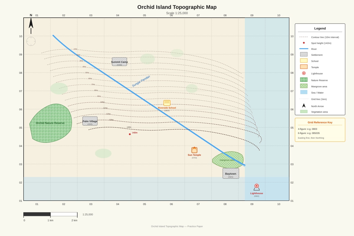 Map for Q1-5 (SEC1 Geography)