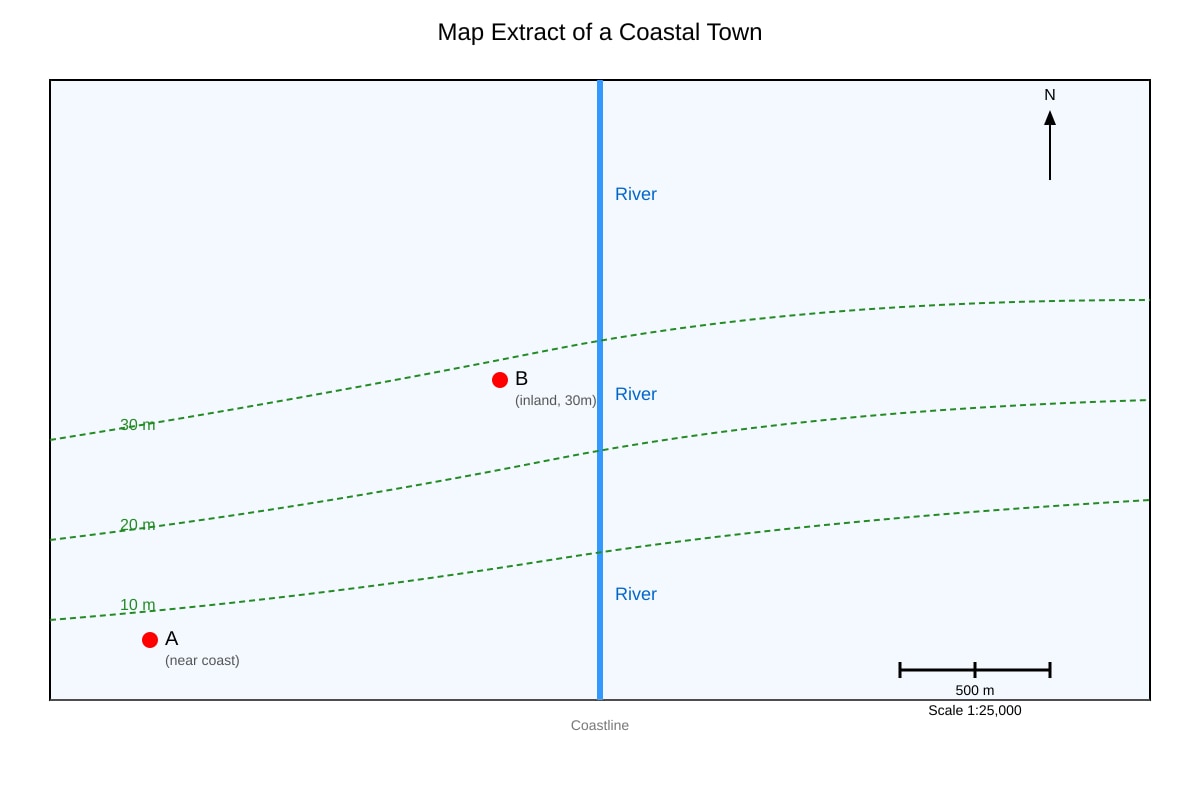 Map for 10 (OLEVEL Geography)