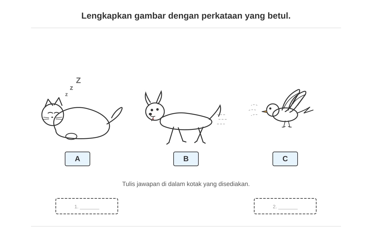 Diagram for Q2 (P1 Malay)