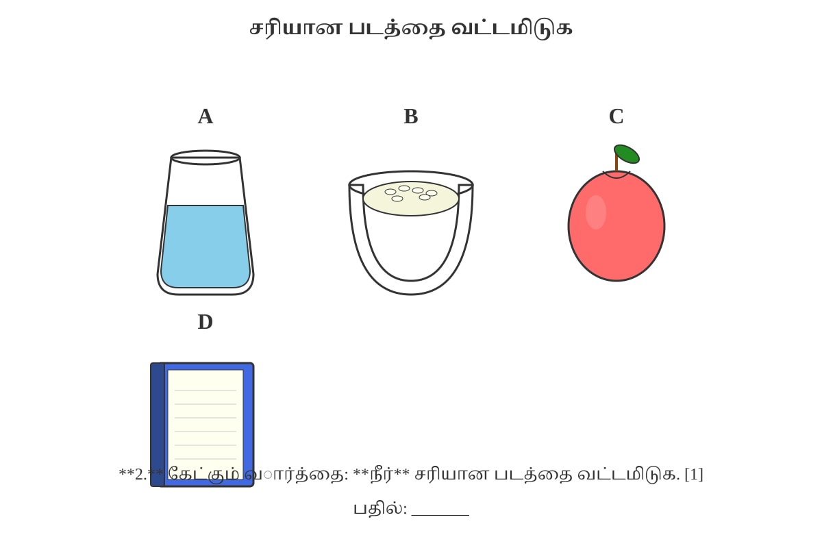 Figure for Q2 (P1 Tamil)