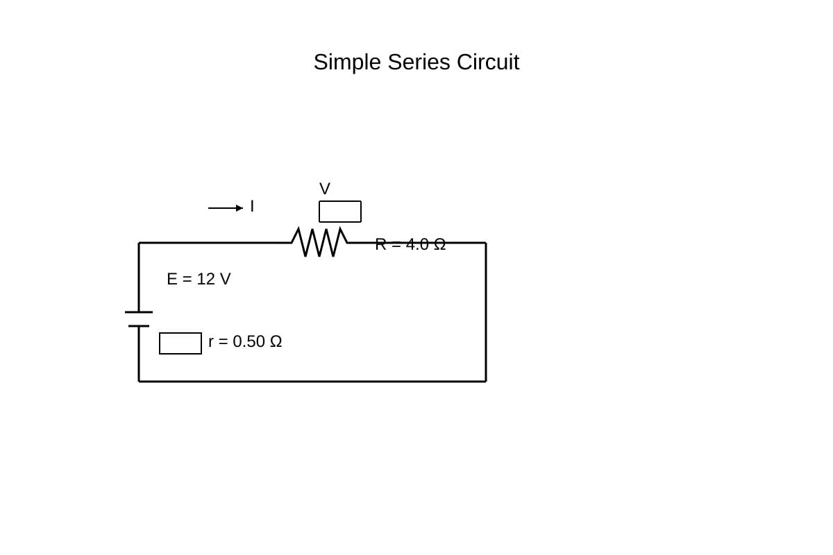Circuit Diagram for Q6 (ALEVEL Physics H2)