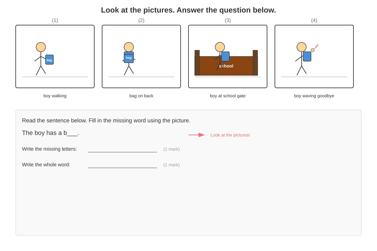 Diagram for Q15 (P1 English)