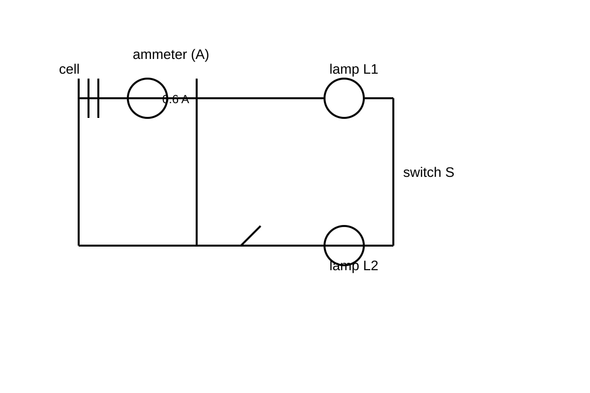 Circuit Diagram for Q19 (SEC1 Science)
