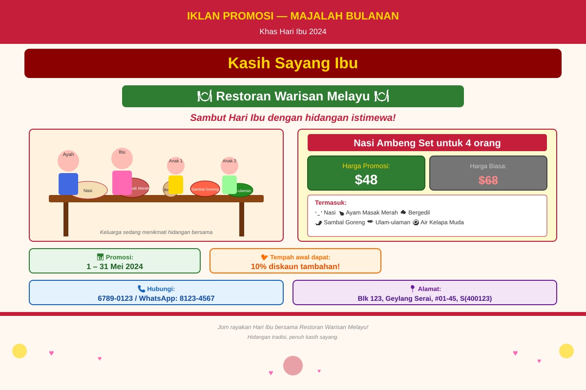 Advertisement for Q6-Q10 (SEC1 Higher Malay)