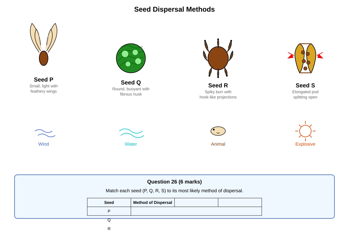 Diagram for Q26 (P6 Science)