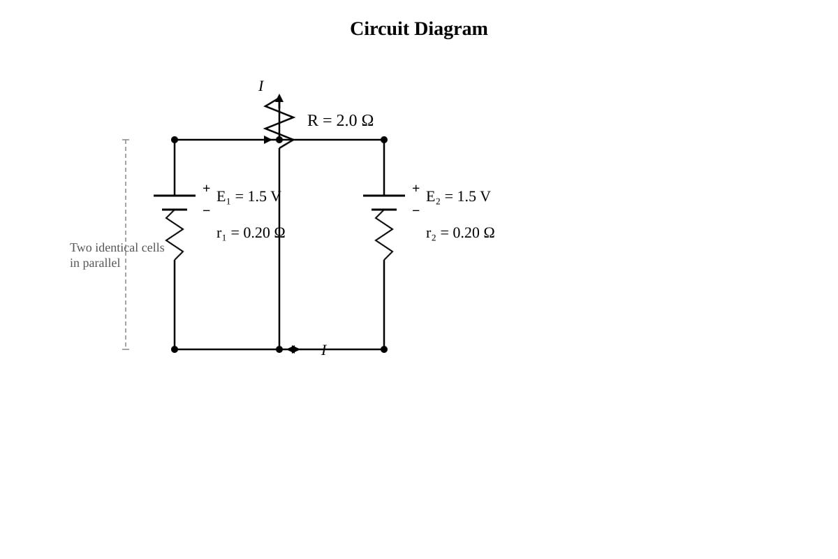 Circuit Diagram for Q10 (ALEVEL Physics H2)
