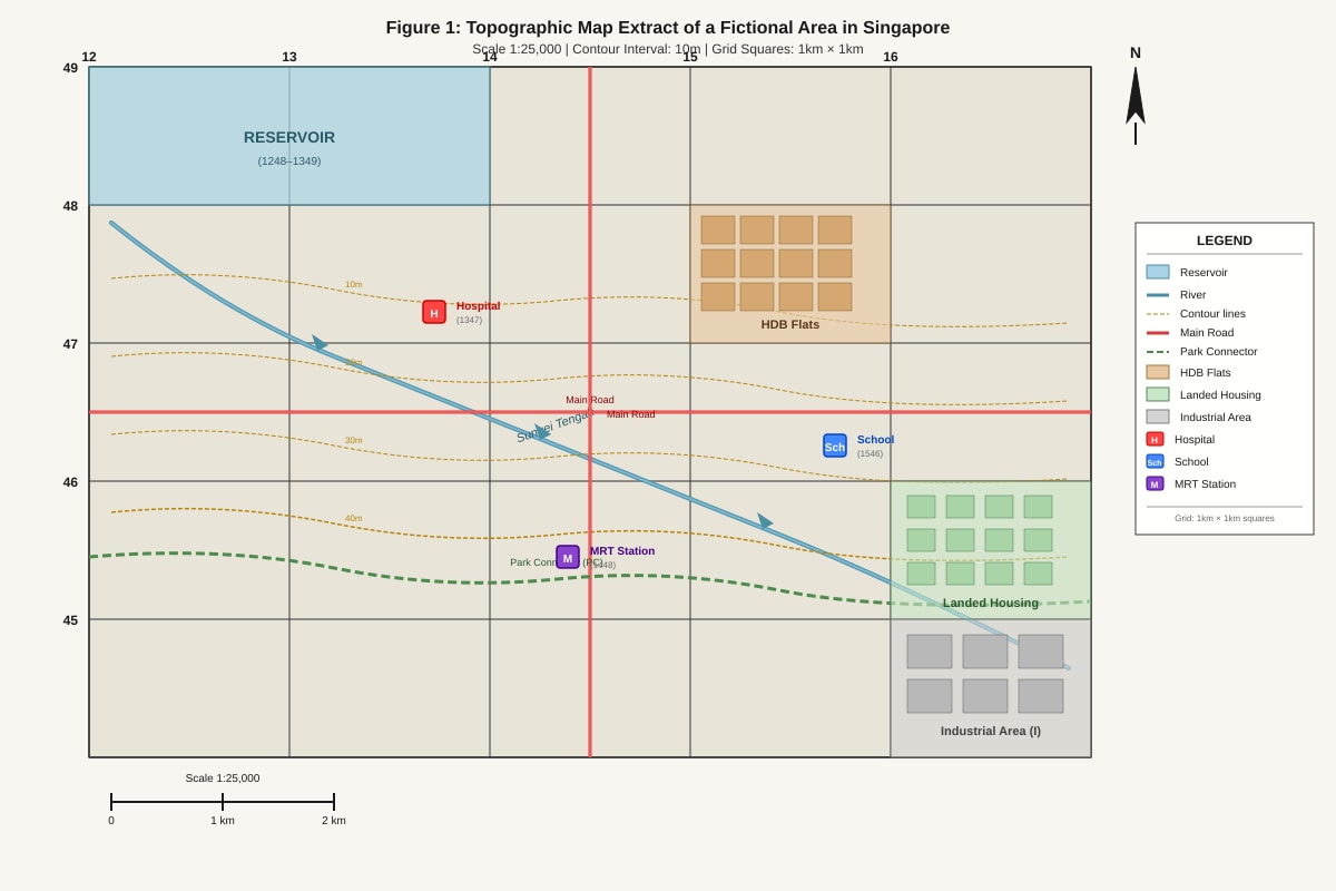 Map for Q1 (SEC2 Geography)
