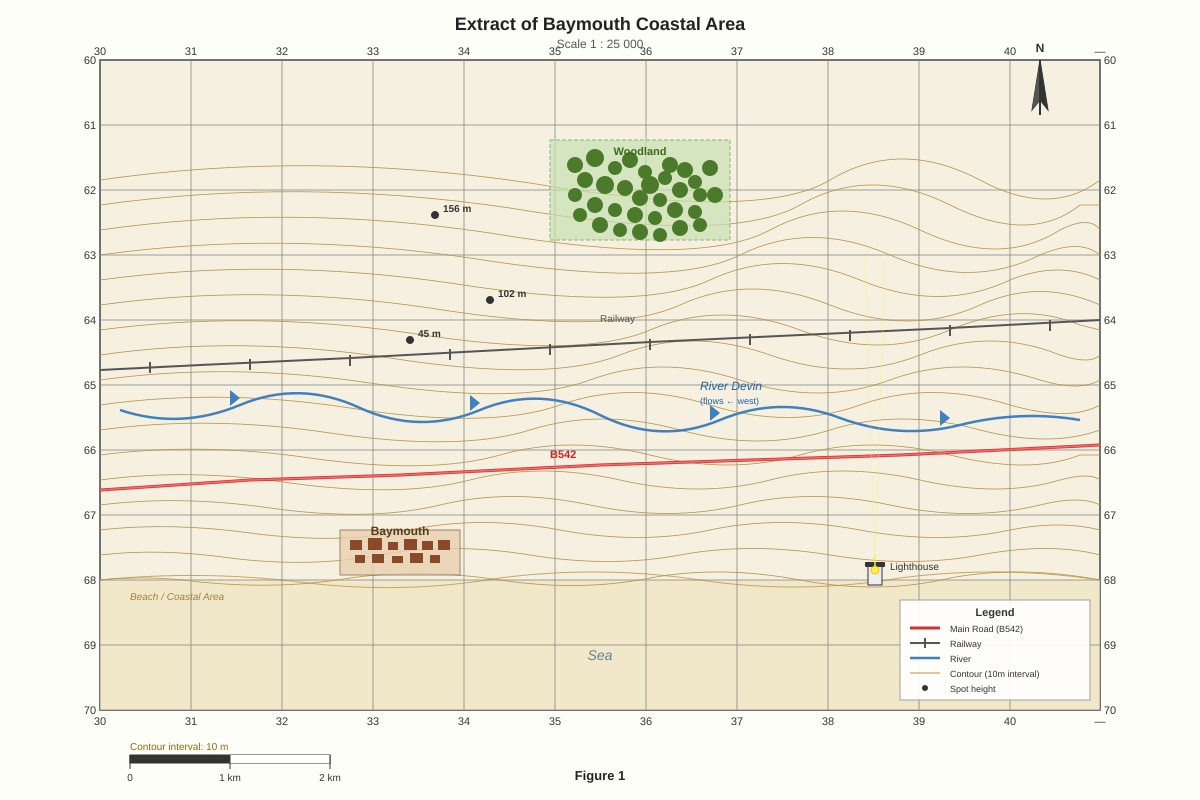 Map for Q1-Q5 (SEC1 Geography)